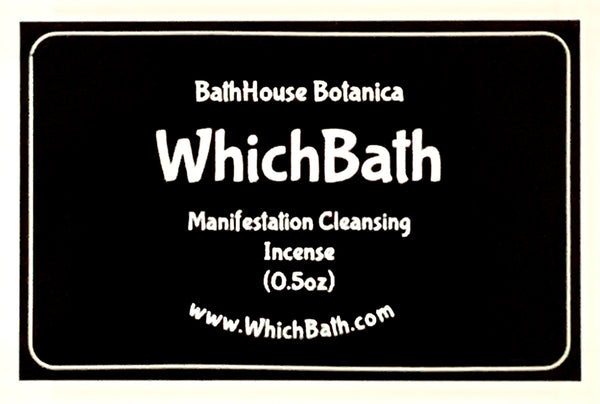WHICHBATH MANIFESTATION ACCESSORY CLEANSING INCENSE - BathHouse Botanica